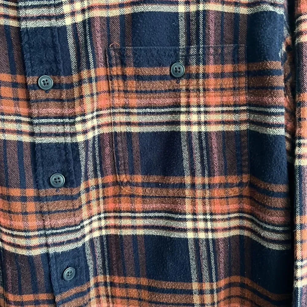 J Crew Men’s L flannel shirt Fall Cozy Autumn casual